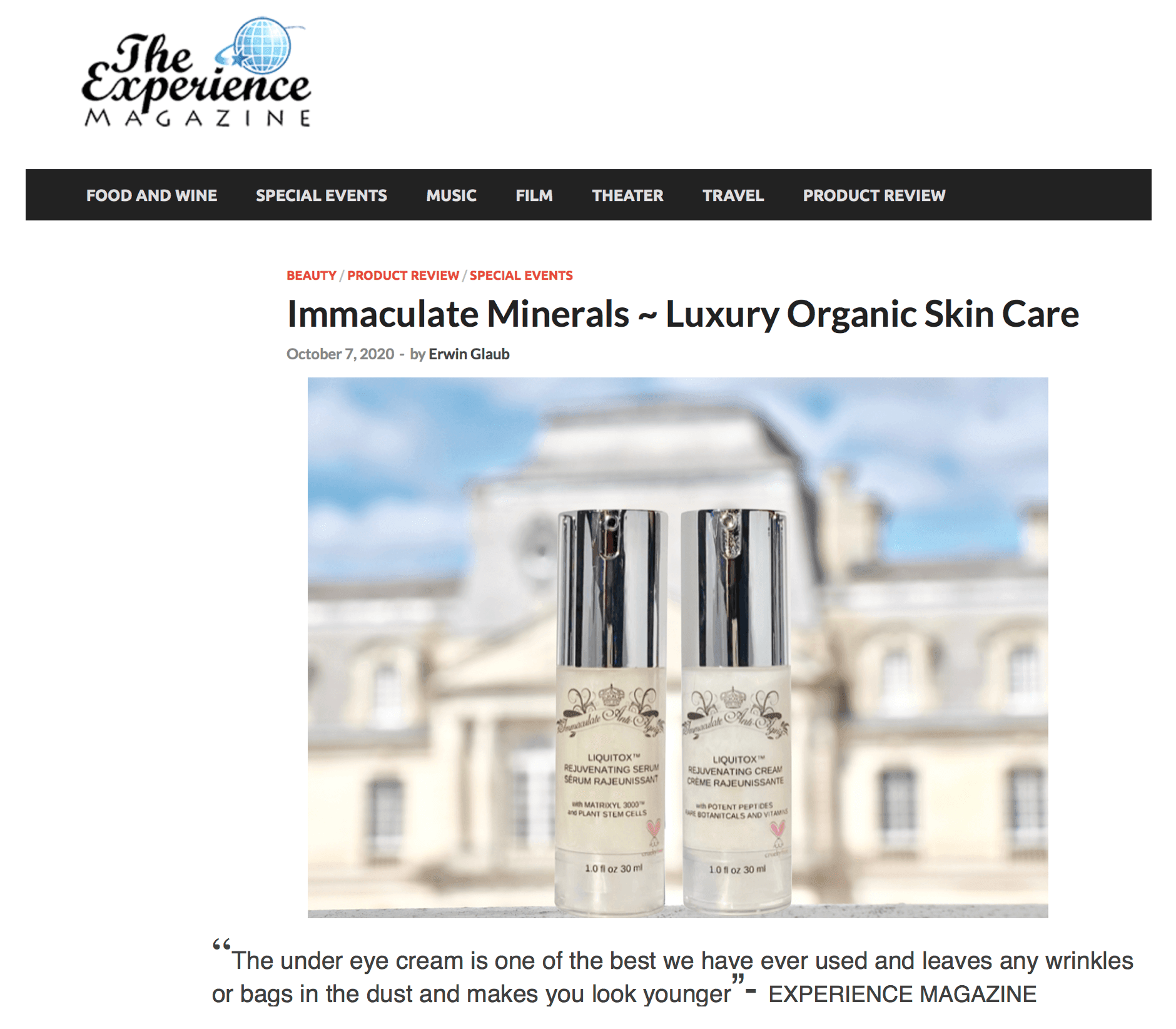 LIQUITOX™ REJUVENATING CREAM - Images by Miriam