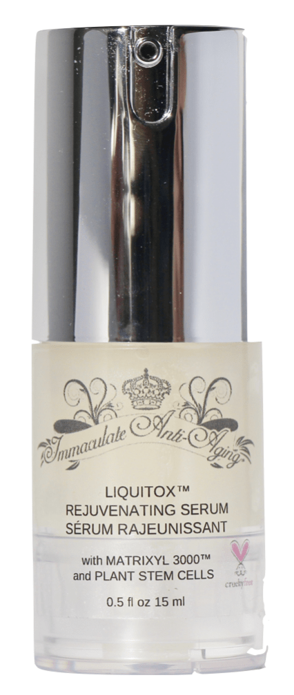 LIQUITOX™ REJUVENATING EYE & FACE SERUM with Matrixyl 3000™, Resistem™, Plant Stem Cells & Amino Acids - Images by Miriam