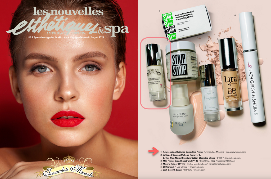 Selected as # 1 Skin/Makeup Prep product  by Les Nouvelles Esthetiques & Spa Magazine