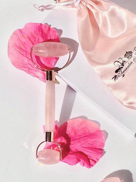 Immaculate Rose Quartz Sculpting Roller - Images by Miriam