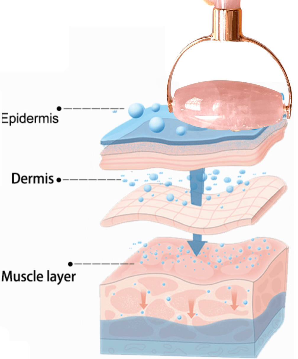 Immaculate Rose Quartz Sculpting Roller - Images by Miriam
